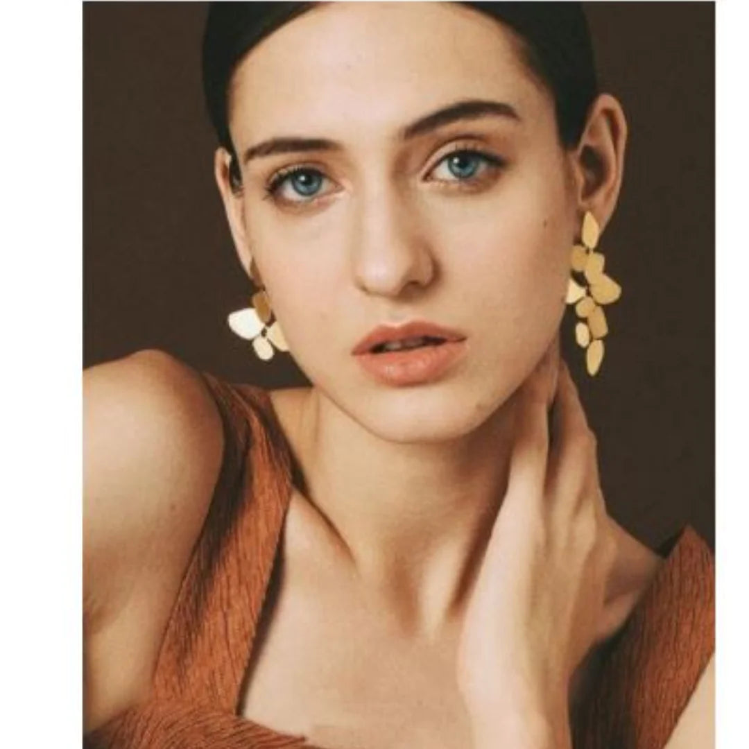 Leaf Drop Earrings