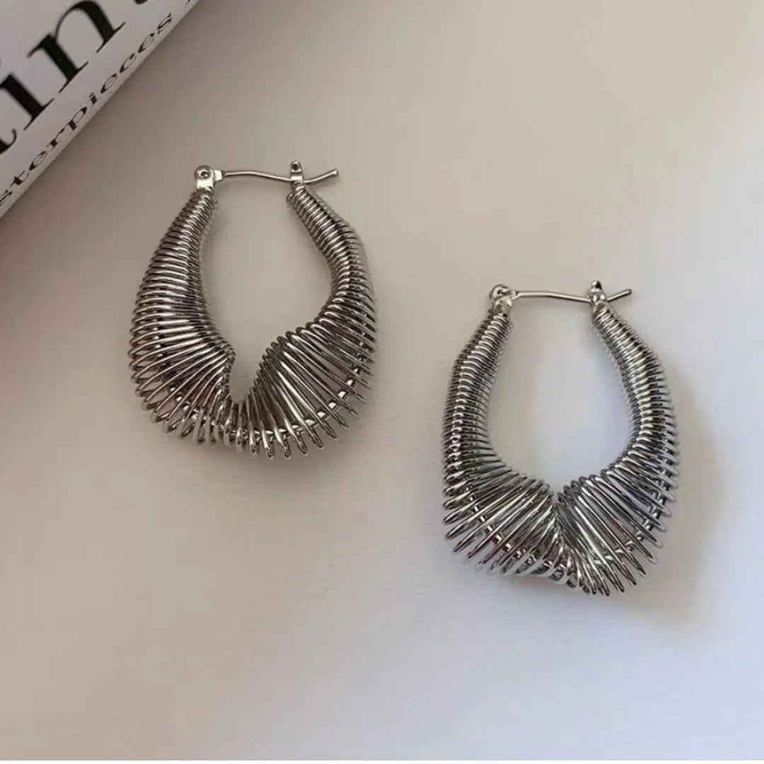 Spiral Charm Earrings