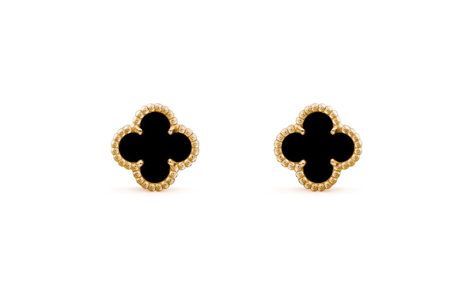 Elegant Clover Charm Earrings