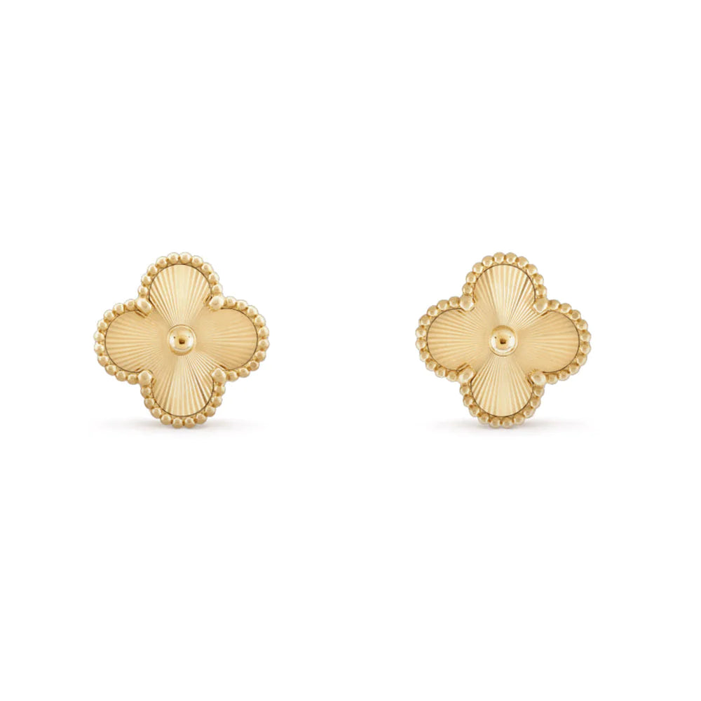 Elegant Clover Charm Earrings